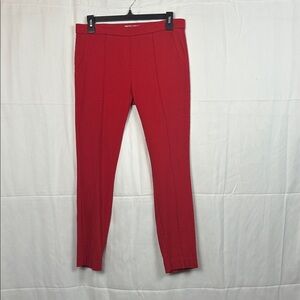 Dalia Vibrant Red Cropped Pants